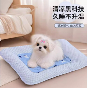 宠物窝垫夏季凉感猫窝狗垫子冰豆豆冰垫可拆洗凉席降温猫咪狗狗床