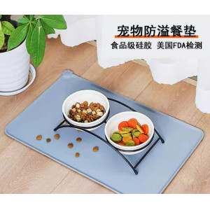 宠物餐垫防水防滑猫咪碗餐具垫垫子